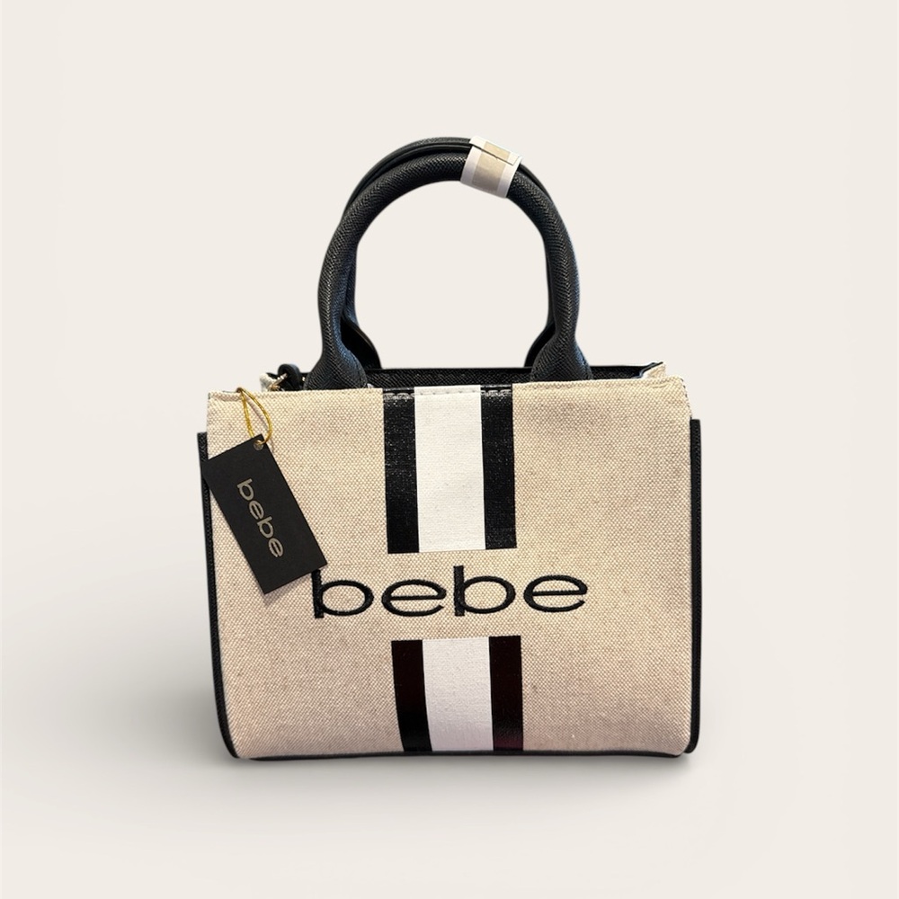 Bebe Beige and Black Mini Bag‎